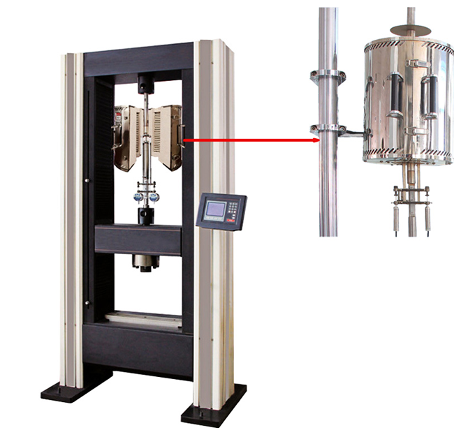 高溫蠕變試驗(yàn)機(jī)示意圖